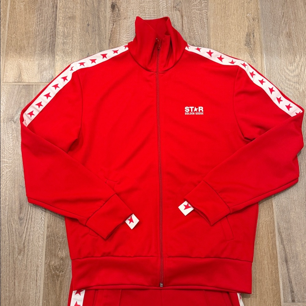 Golden Goose Men’s Red Tracksuit Size Small Jacket